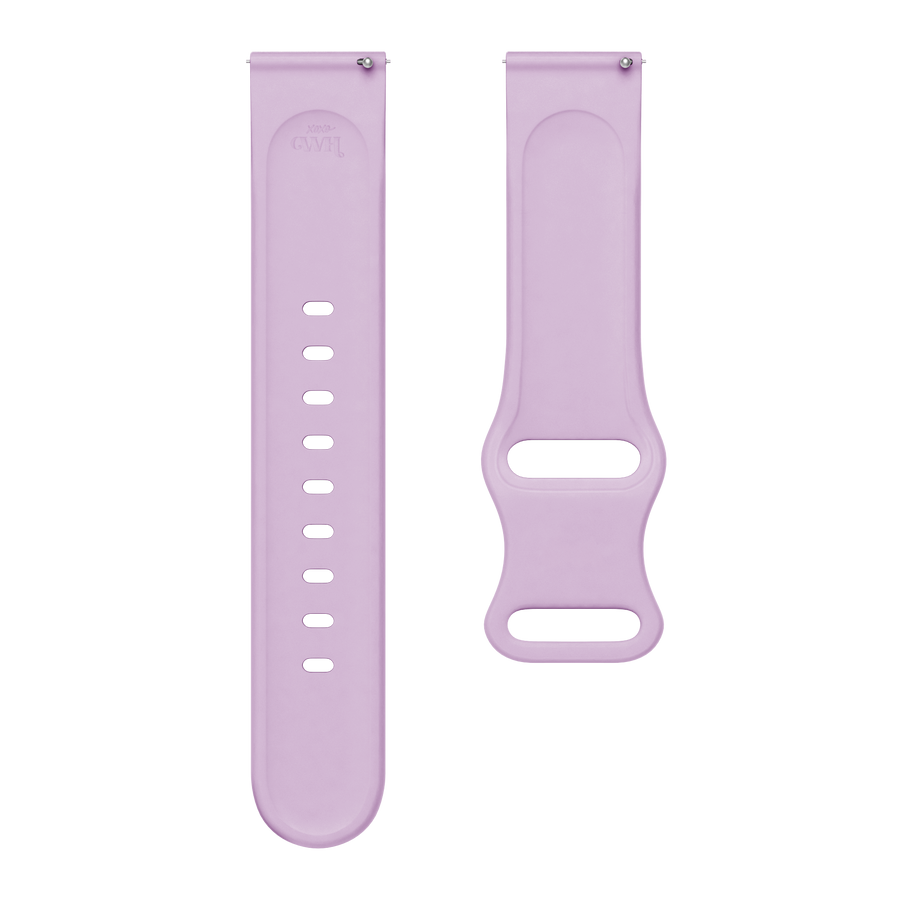 Samsung Galaxy Watch 5 44mm silicone strap Leopard Print - Lilac