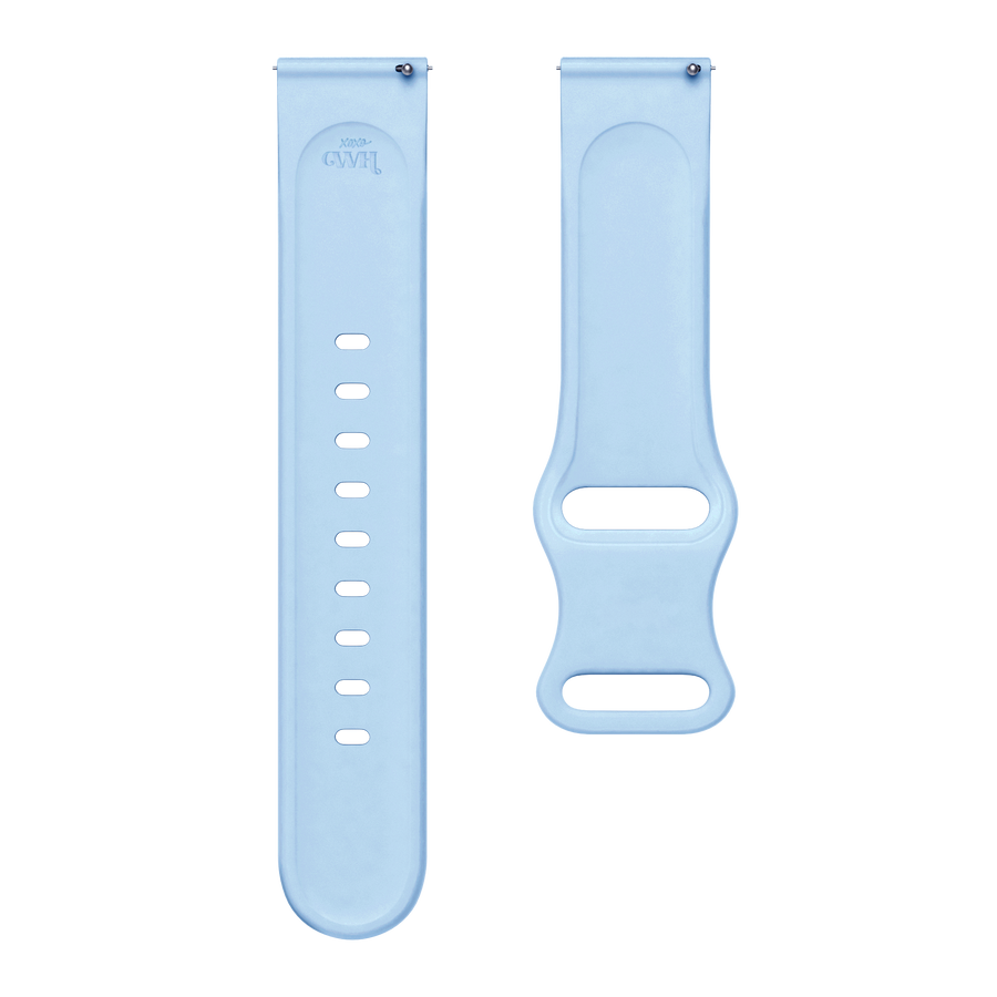Bracelet Polar Ignite 2 Silicone Leopard Print - Bleu clair