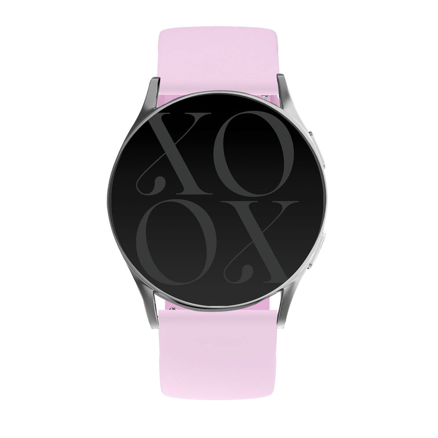 xoxo Wildhearts - Samsung Galaxy Watch 1 42mm siliconen bandje (roze)