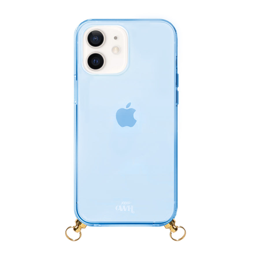 iPhone 11 - Pearlfection Cord Case Blue - Short Cord