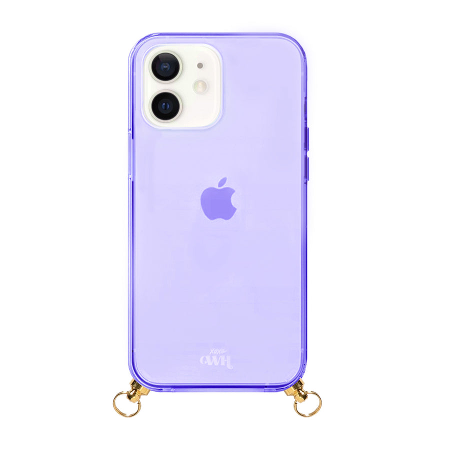 iPhone 12 - Island Girl Cord Case Purple - Short Cord