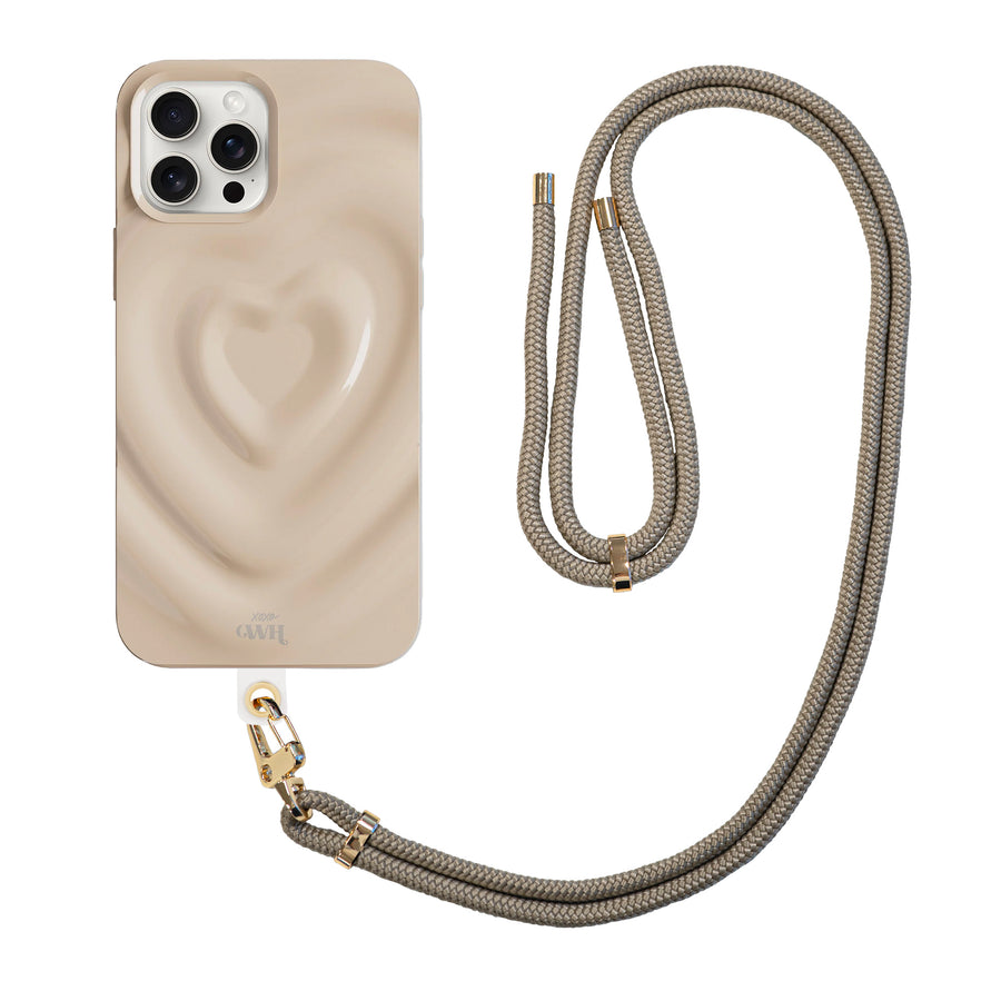 xoxo Wildhearts Biggest Love Creme Cord Case - iPhone 12 Pro Max