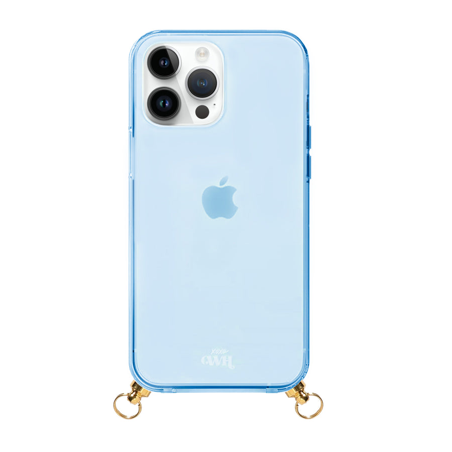 iPhone 12 Pro - Dreamy Cord Case Blue - Long Cord