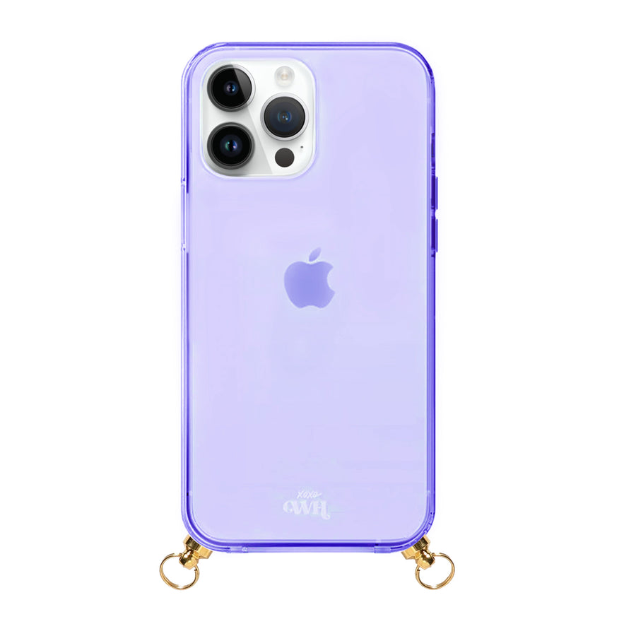 iPhone 14 Pro Max - Island Girl Cord Case Purple - Short Cord