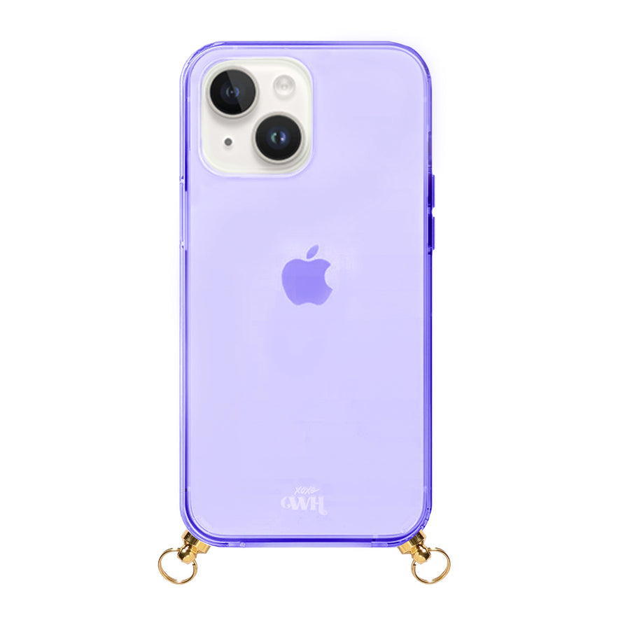 iPhone 13 - Pearlfection Cord Case Purple - Short Cord