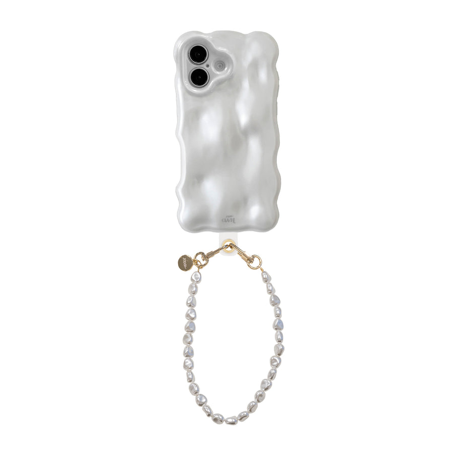 xoxo Wildhearts Bubbly case White with Cord - iPhone 16 Plus