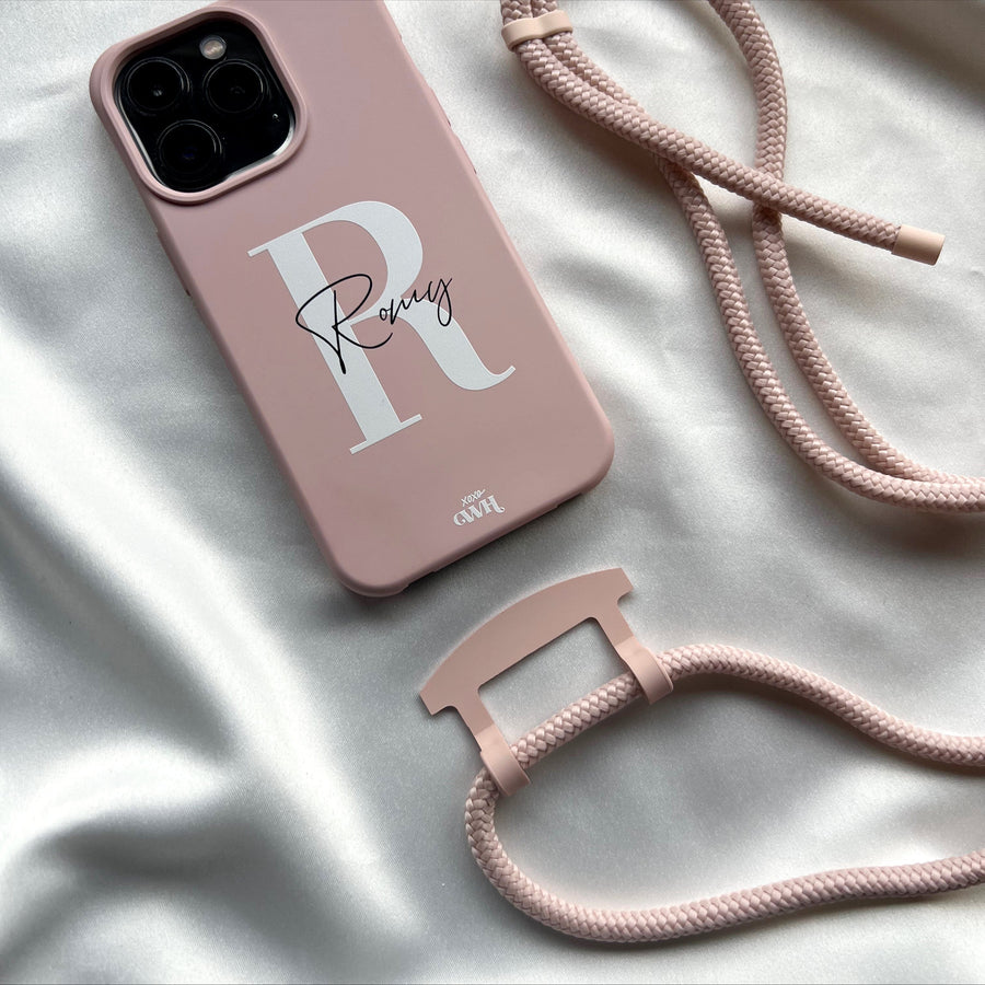 iPhone 11 Pro Max - Pink Customized Cord Case