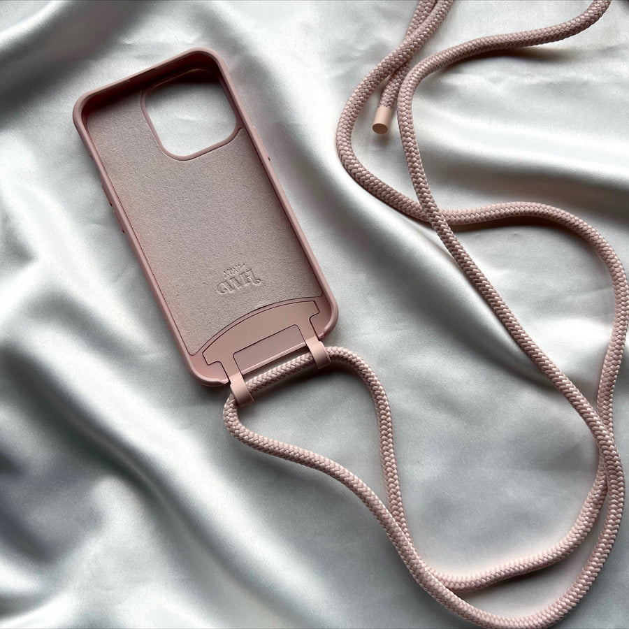 iPhone 15 - Pink Personalized Cord Case