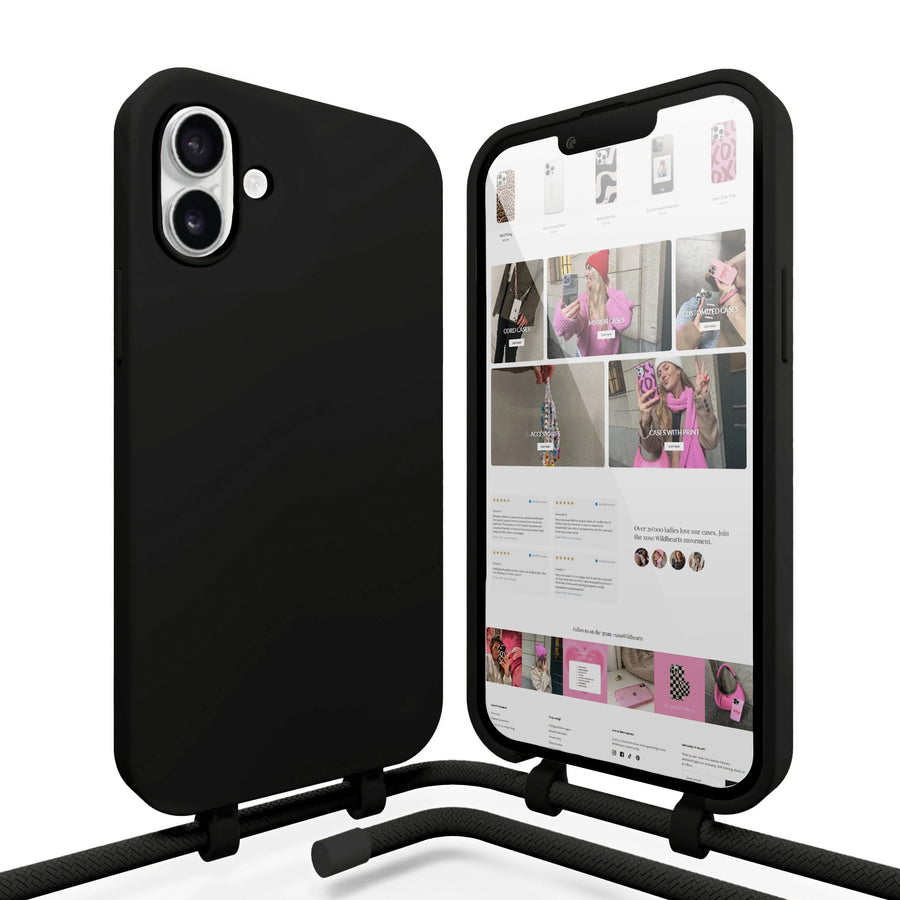 iPhone 16 - Forever Black Cord Case