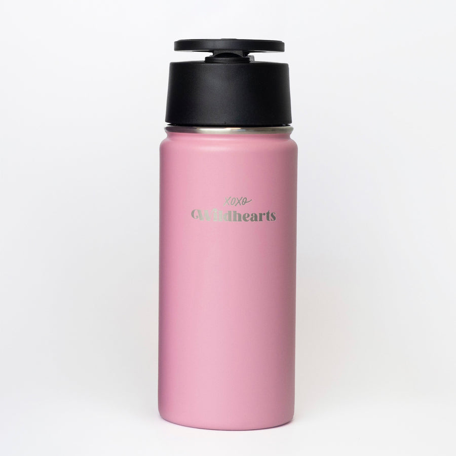 Water Bottle with MagSafe Ring - 500ml - 16oz (Pink)