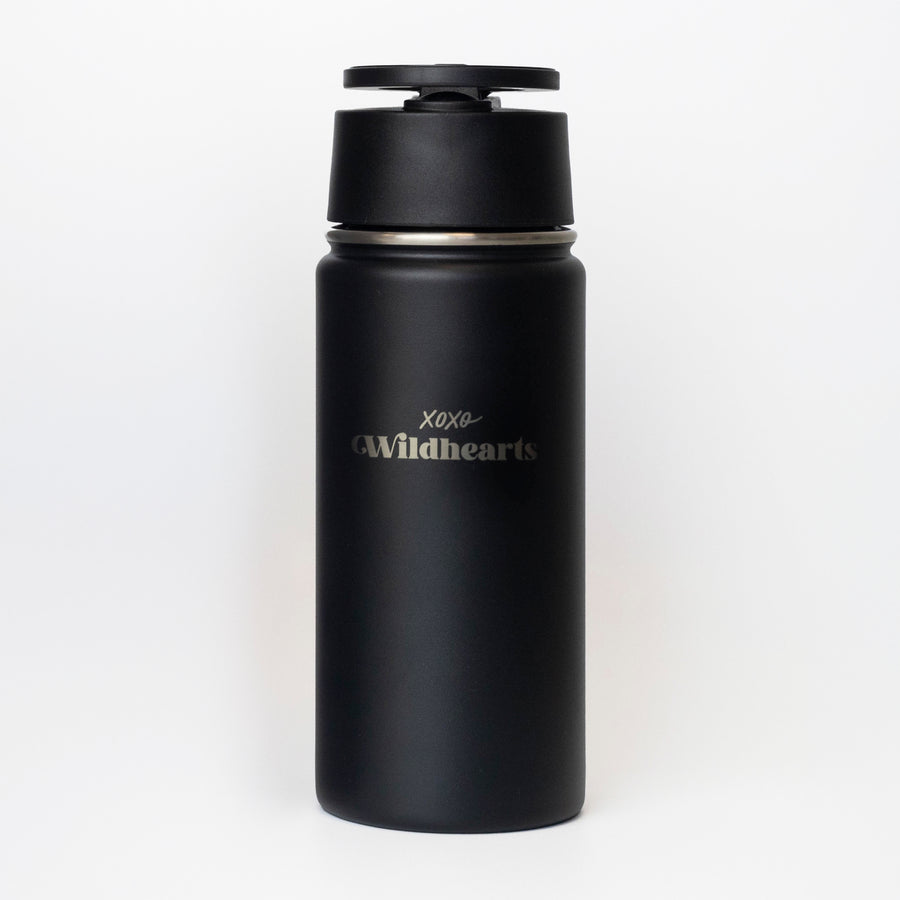 Water Bottle with MagSafe Ring - 500ml - 16oz (Black)