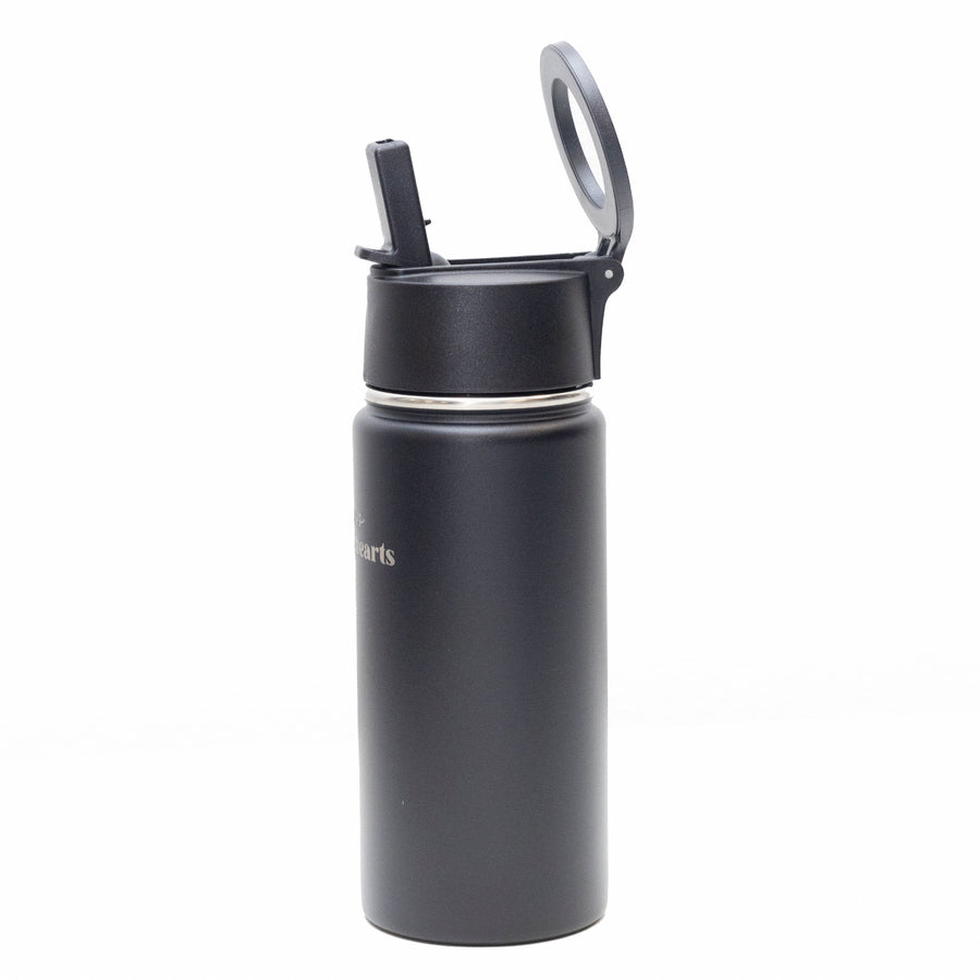 xoxo Wildhearts Water Bottle with MagSafe Ring - 500ml - 16oz (Black)