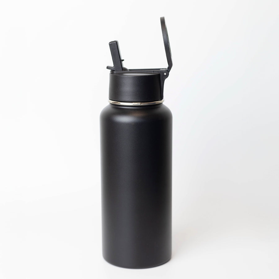 Water Bottle with MagSafe Ring - 1000ml - 32oz (Black)