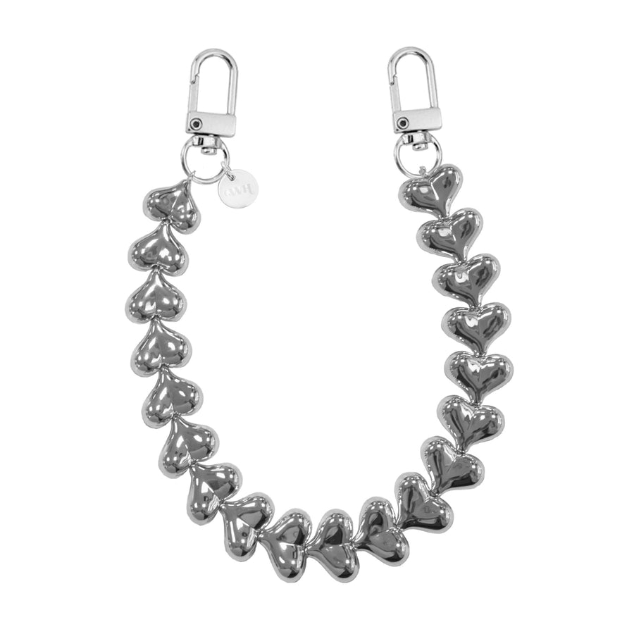 xoxo Wildhearts Funky Hearts Charm Cord (silver)