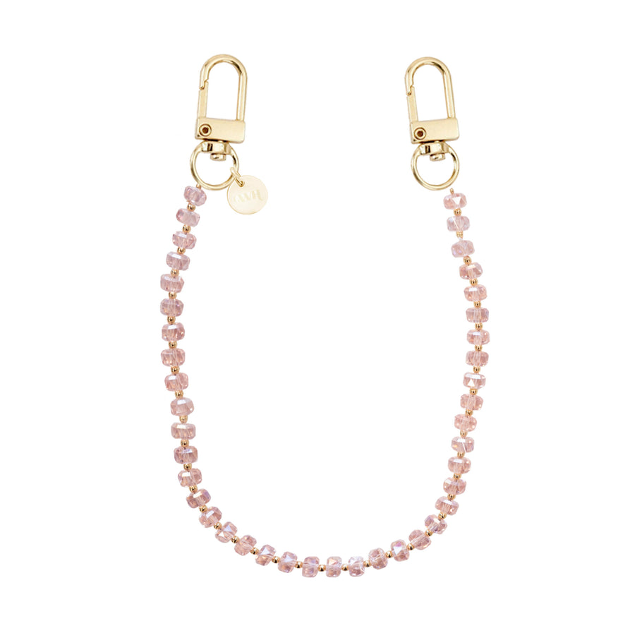 Crystal Charm Cord (pink)