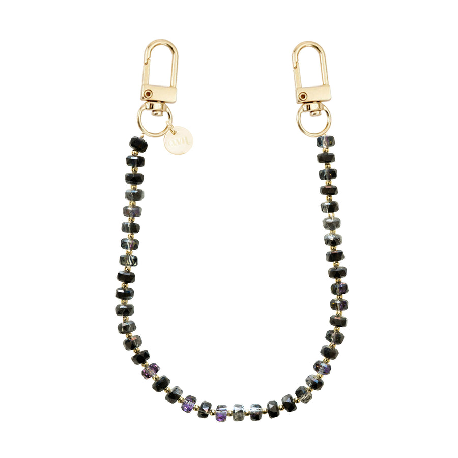 Crystal Charm Cord (black)