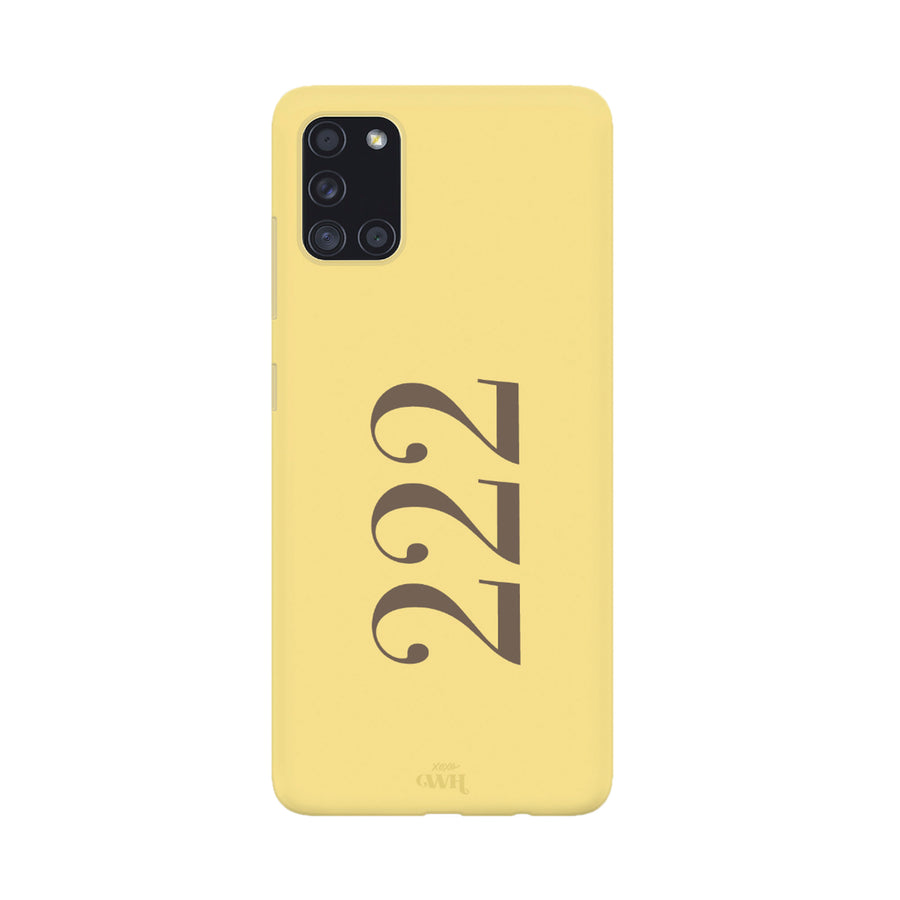 xoxo Wildhearts Samsung A12 Yellow - Personalized Colour Case