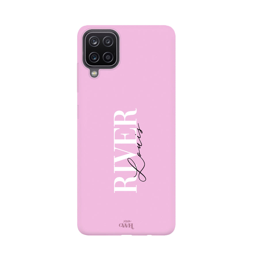 xoxo Wildhearts Samsung A12 Pink - Personalized Colour Case