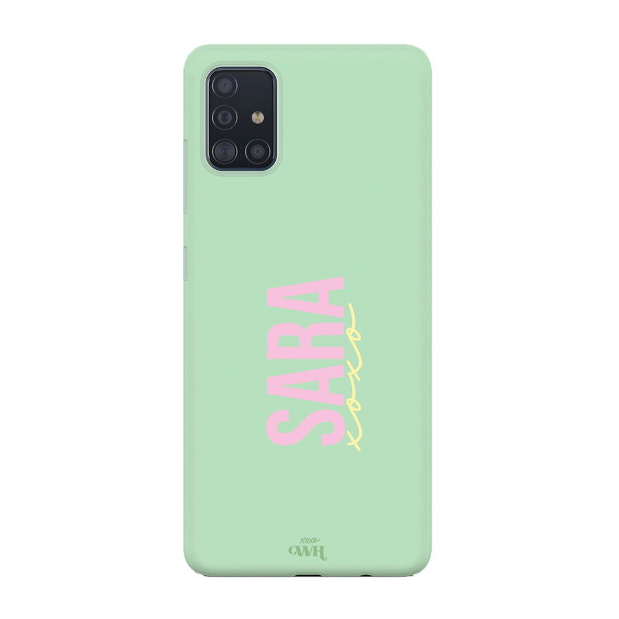 xoxo Wildhearts Samsung A51 Green - Personalized Colour Case