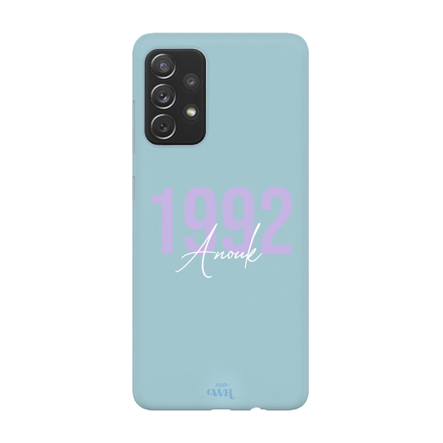 xoxo Wildhearts Samsung A52 Blue - Personalized Colour Case