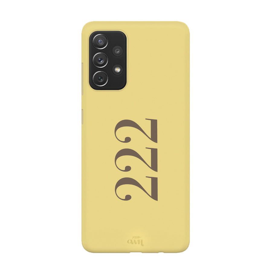 xoxo Wildhearts Samsung A52 Yellow - Personalized Colour Case