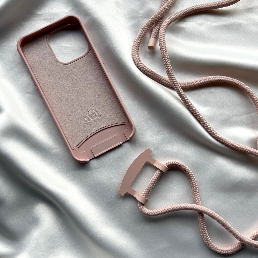 iPhone 15 - Pink Personalized Cord Case