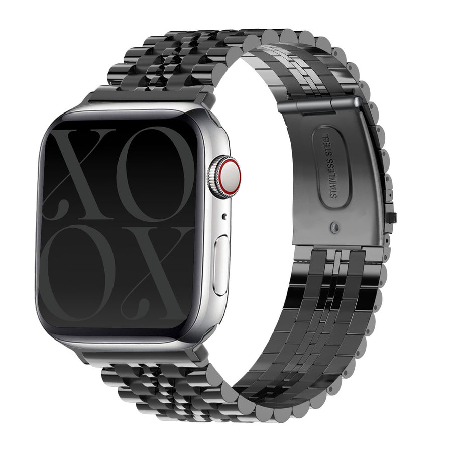 Apple Watch stalen bandje zwart - 38/40/41/42mm