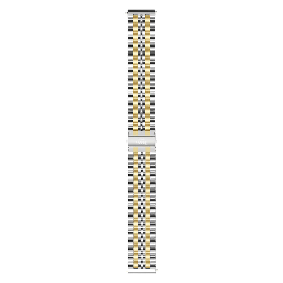 Steel strap silver/gold (20 mm)