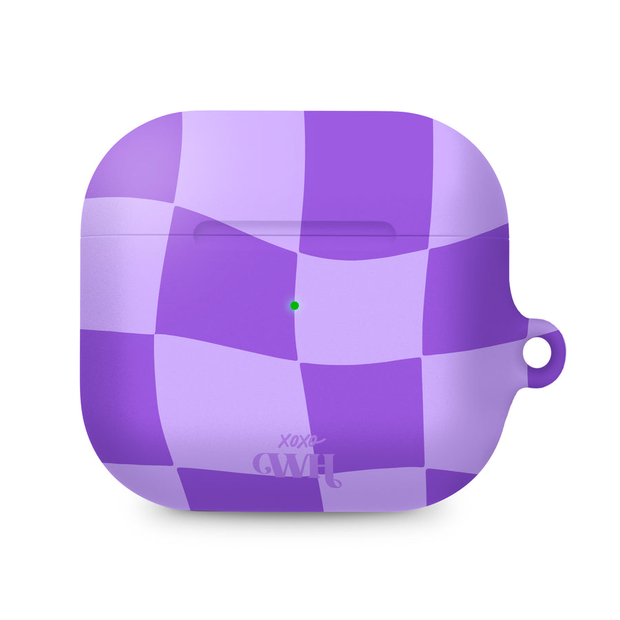 xoxo Wildhearts - AirPods 4 case - Violet Vibes - Matte