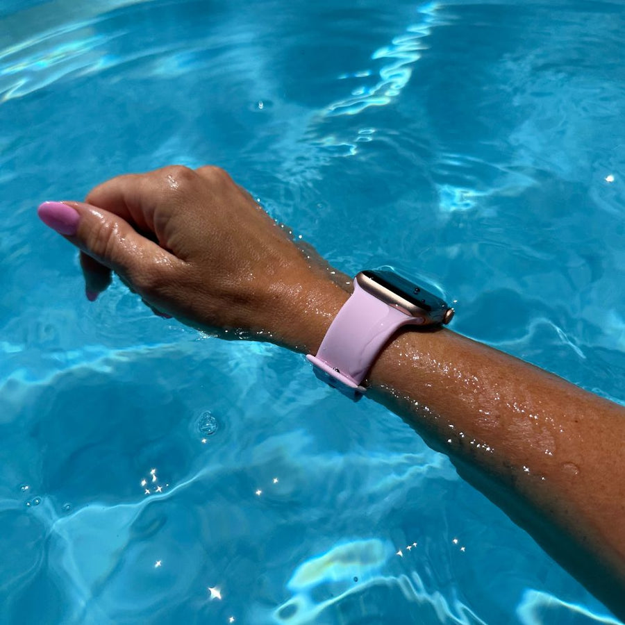 Apple Watch silicone strap pink