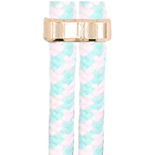 iPhone 14 - Aqua Pink Cord Case Blue