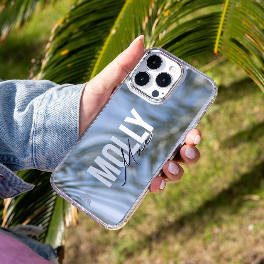 xoxo Wildhearts - iPhone X/XS - Personalized Mirror Case