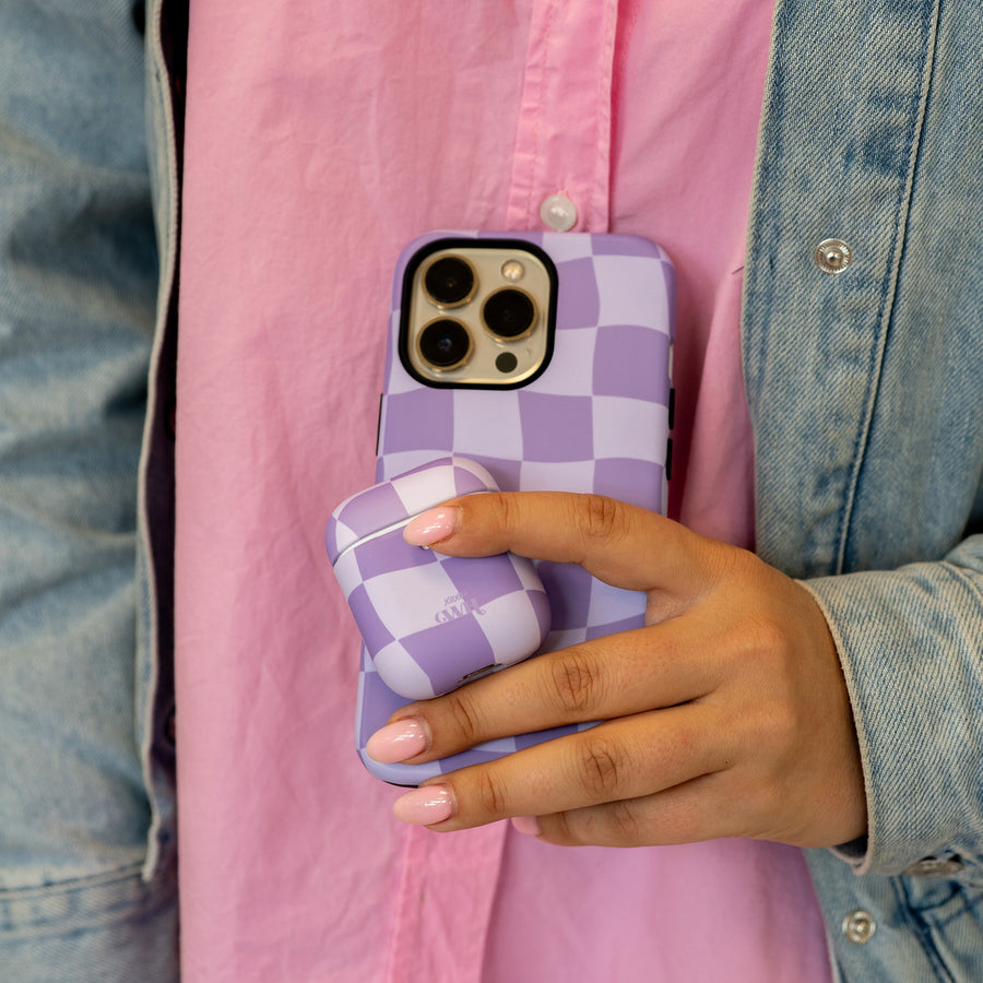 AirPods case - Violet Vibes - Matte