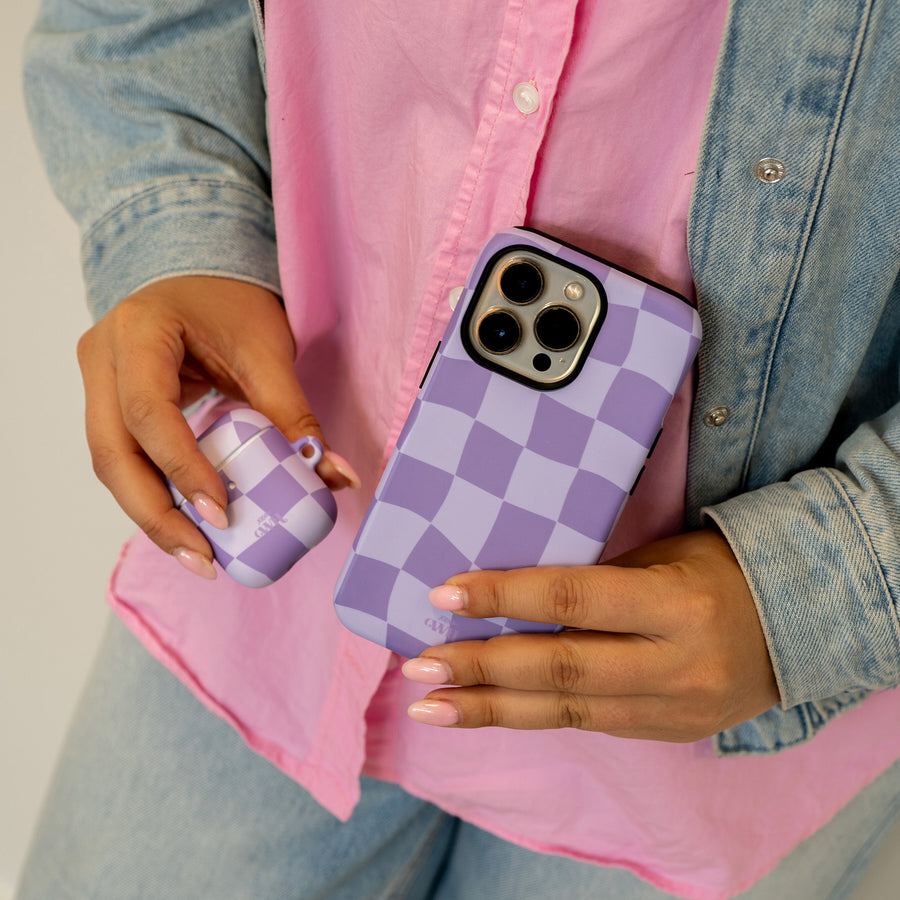 AirPods case - Violet Vibes - Matte