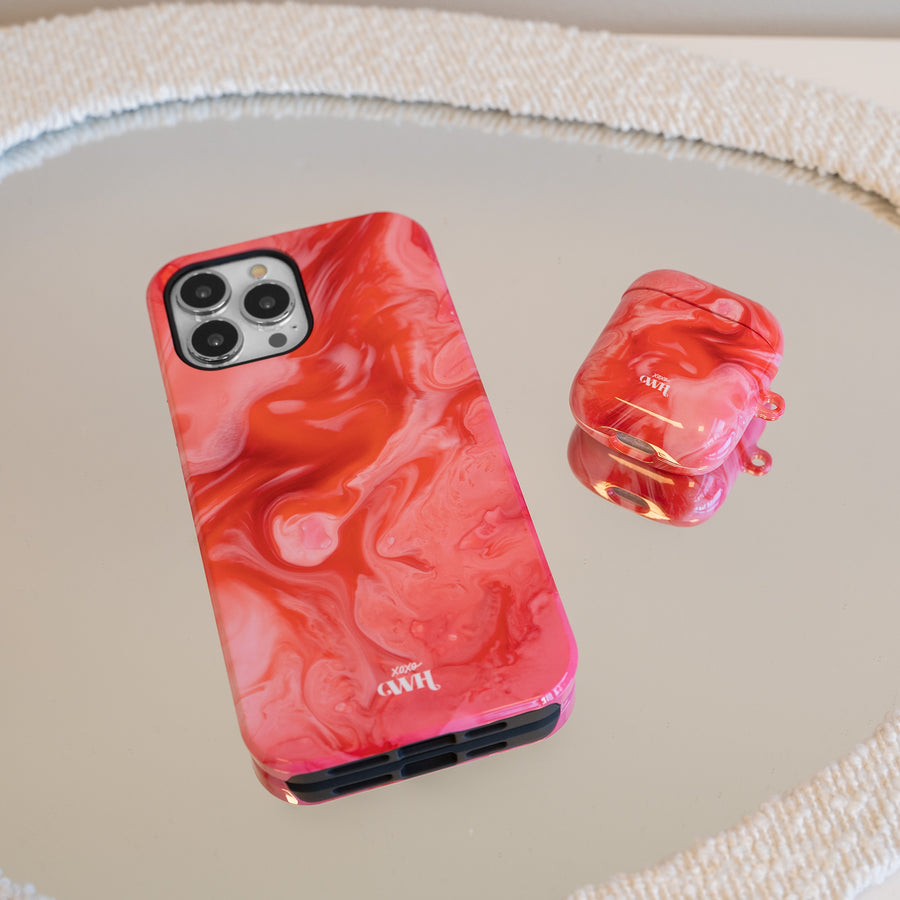 AirPods - Marble Red Lips