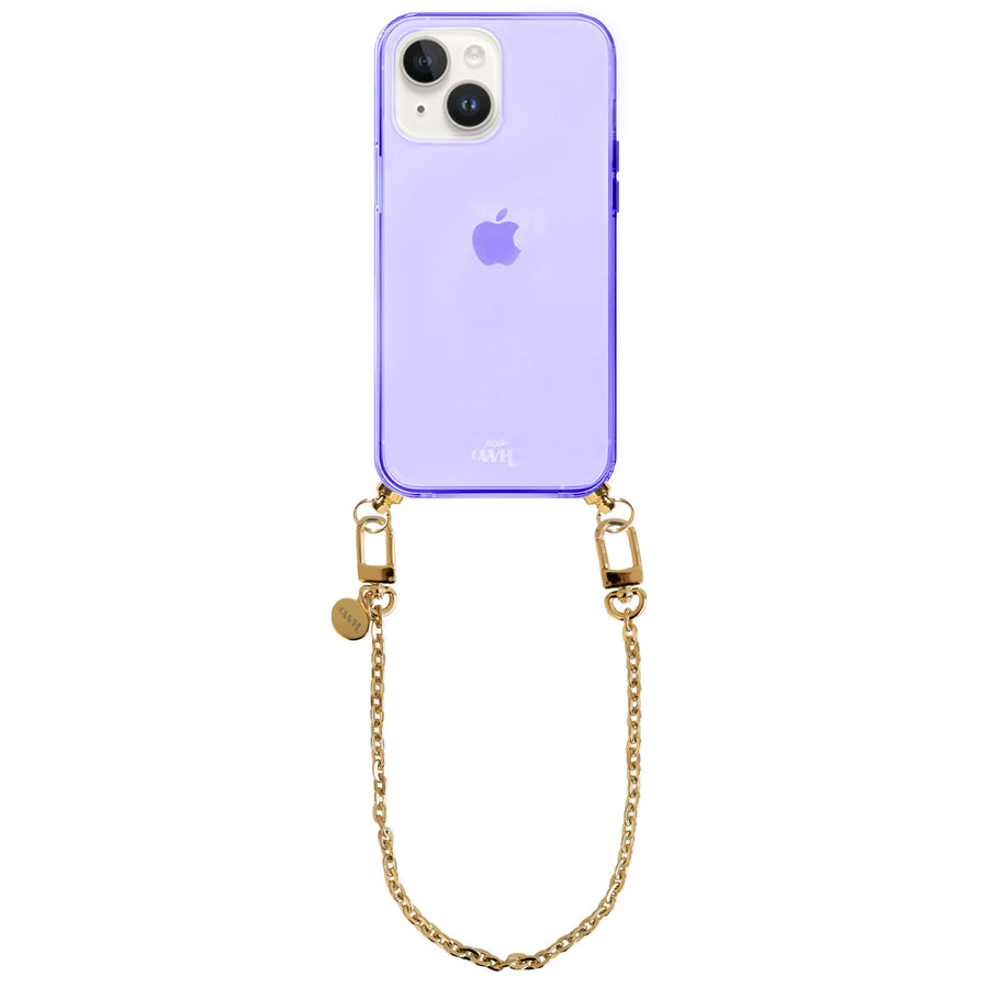 iPhone 15 - Dreamy Cord Case Purple - Short Cord