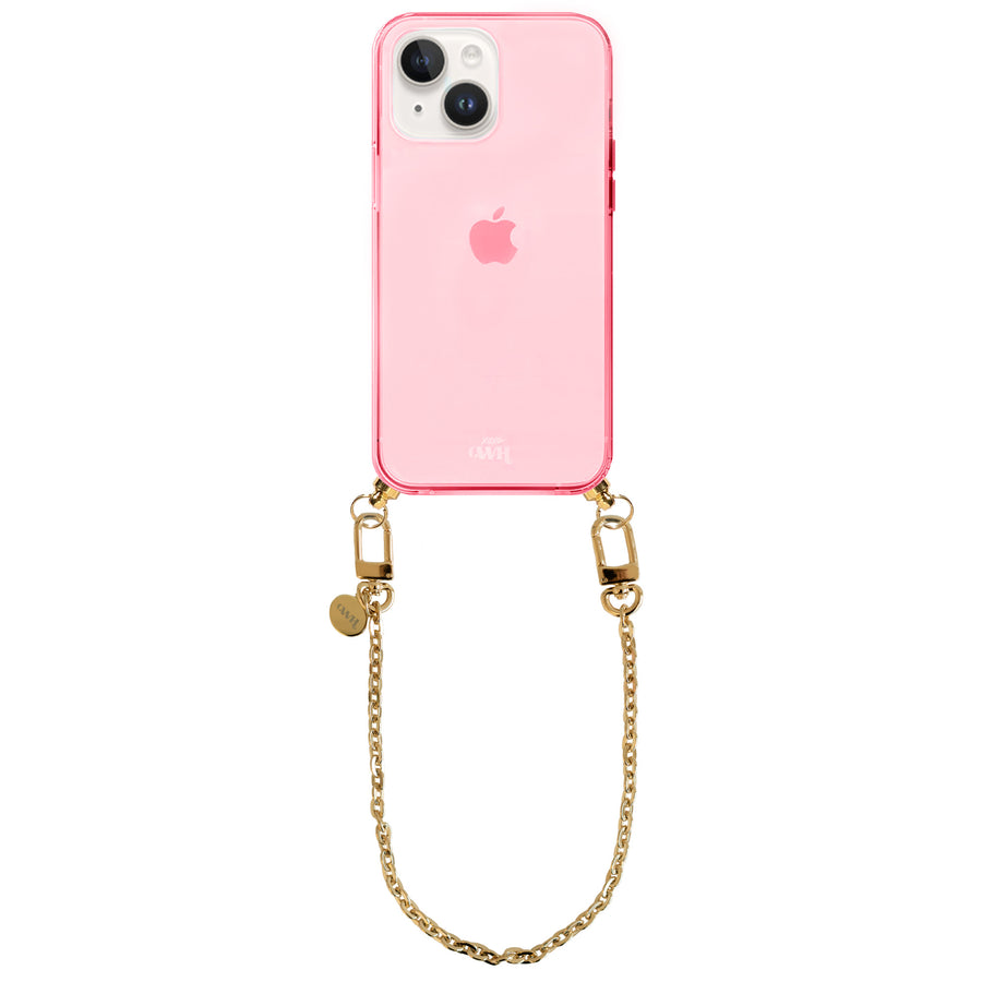 iPhone 15 - Dreamy Cord Case Pink - Short Cord