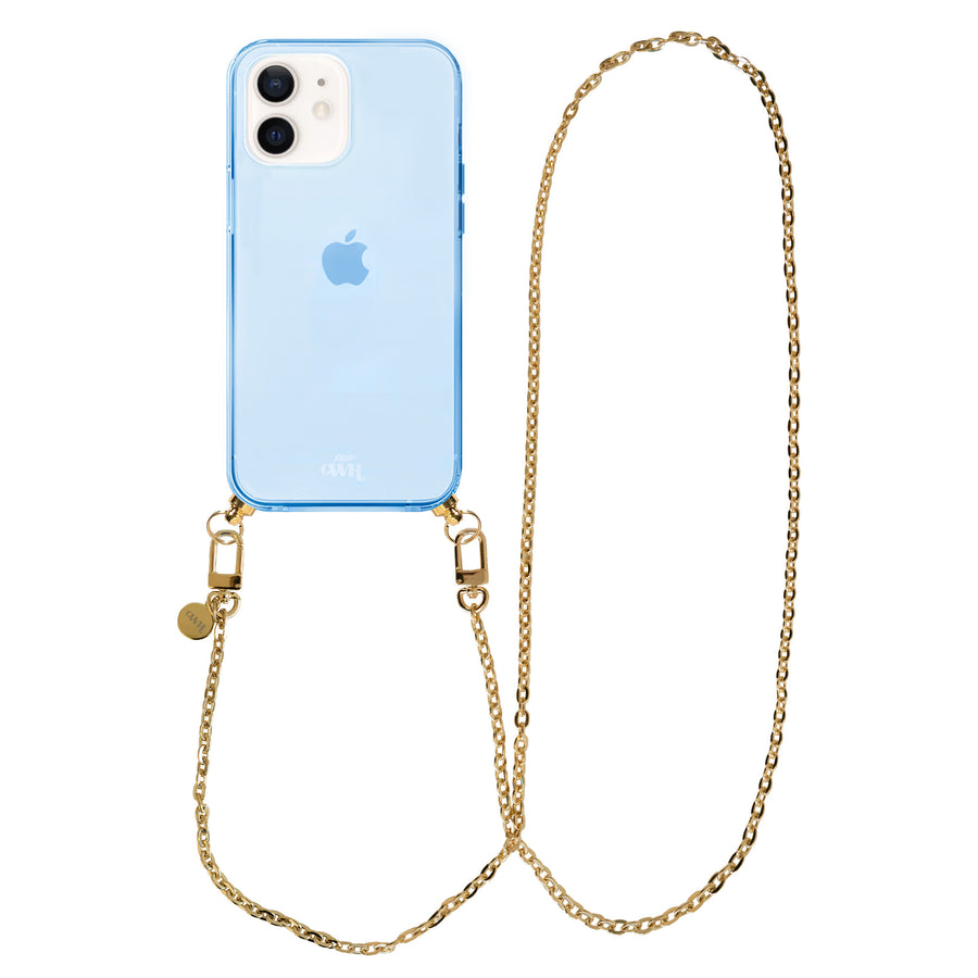 iPhone 12 - Dreamy Cord Case Blue - Long Cord