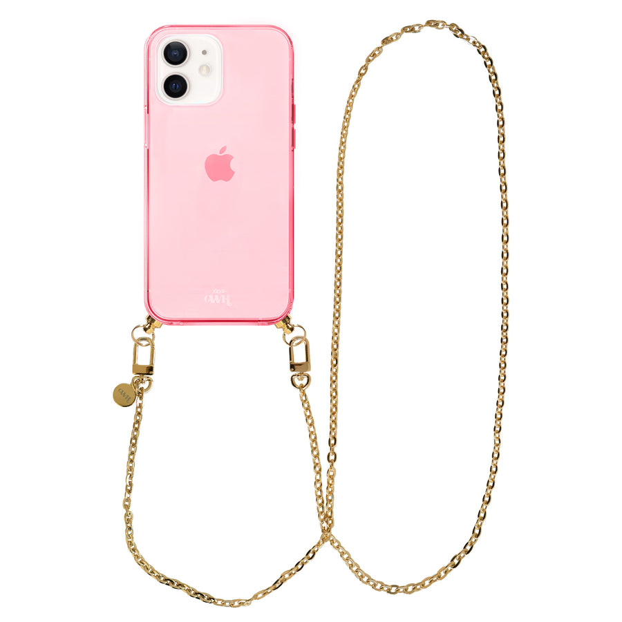 iPhone 12 - Dreamy Cord Case Pink - Long Cord