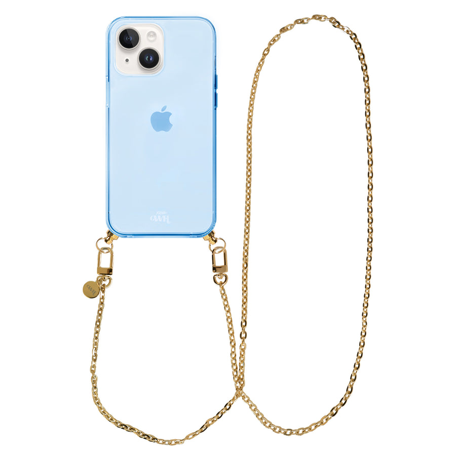 iPhone 15 - Dreamy Cord Case Blue - Long Cord