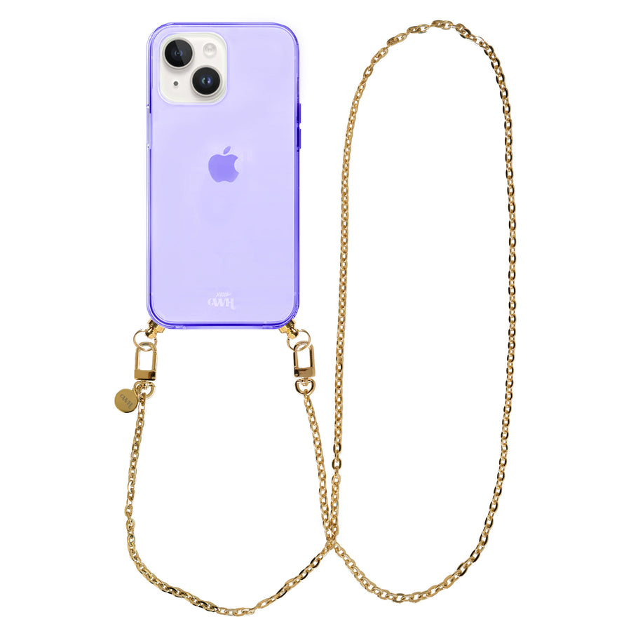 iPhone 14 - Dreamy Cord Case Purple - Long Cord