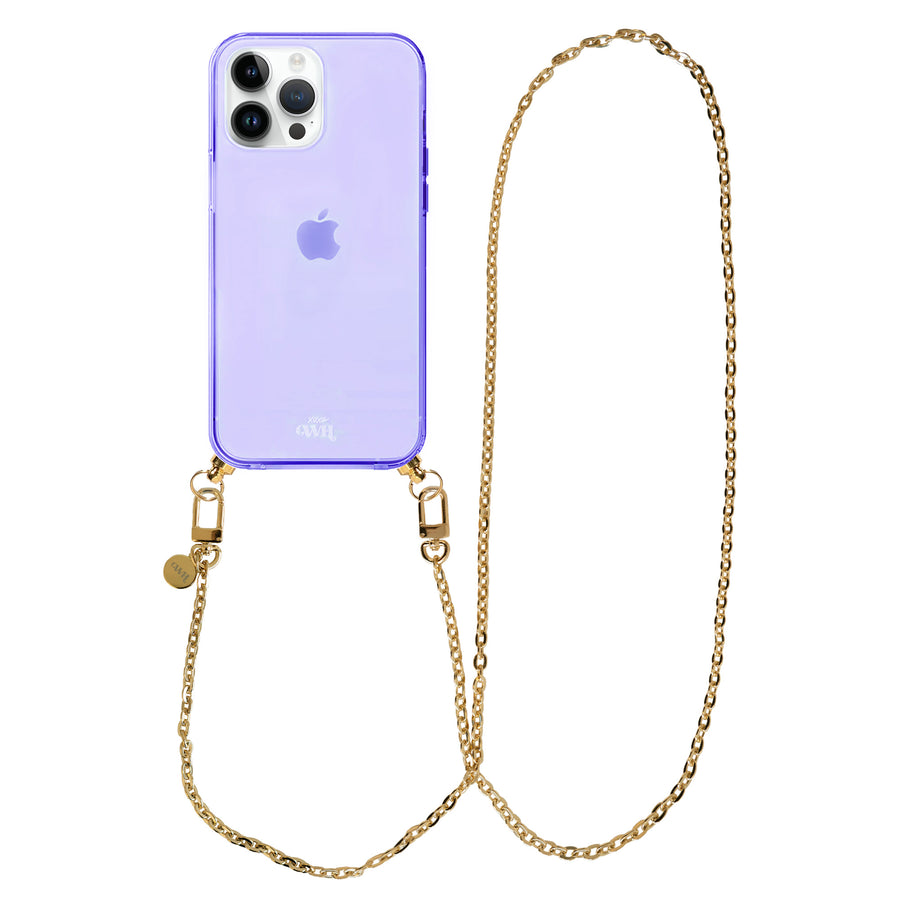 iPhone 15 Pro - Dreamy Cord Case Purple - Long Cord