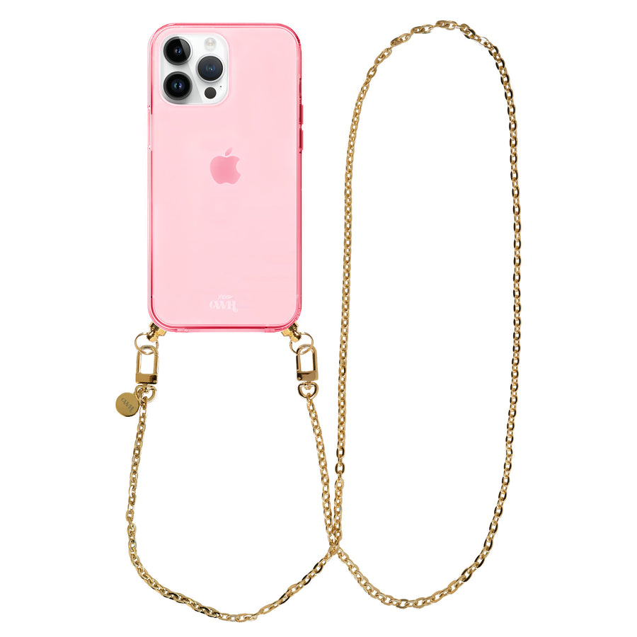 iPhone 15 Pro Max - Dreamy Cord Case Pink - Long Cord