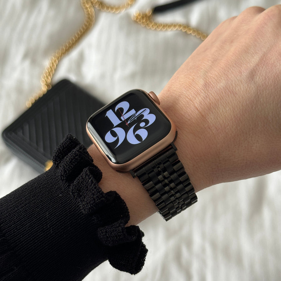 Apple Watch steel strap black