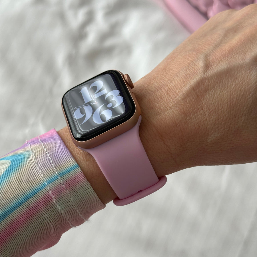 Apple Watch Silikonband Pink