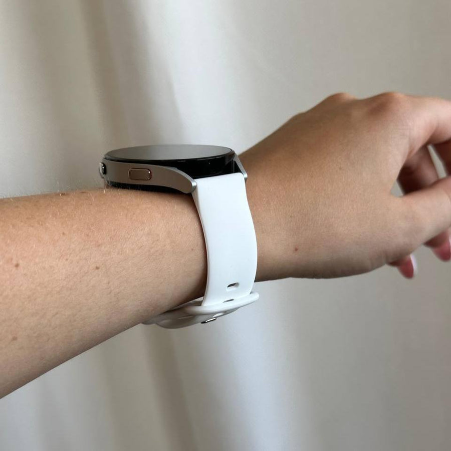 Bracelet Amazfit GTS 4 (Mini) silicone blanc