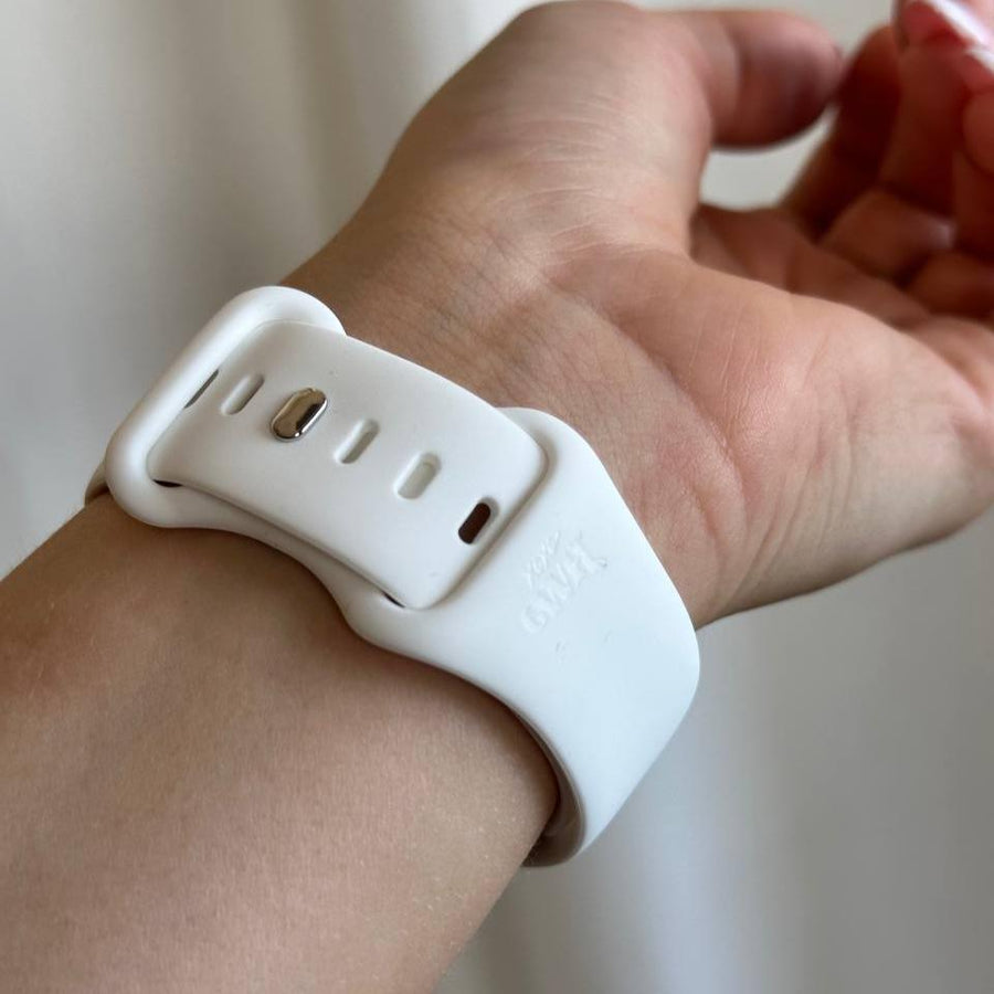 Bracelet Amazfit GTS 4 (Mini) silicone blanc