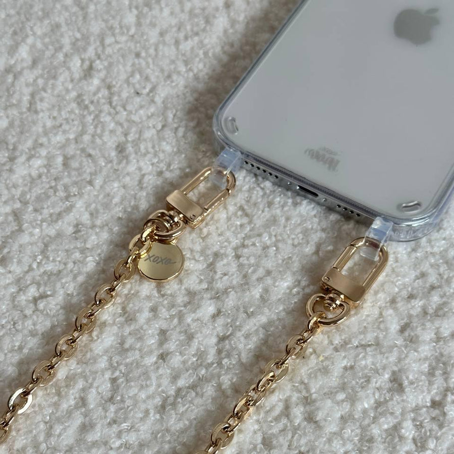 iPhone XR - Dreamy Transparant Cord Case - Long Cord