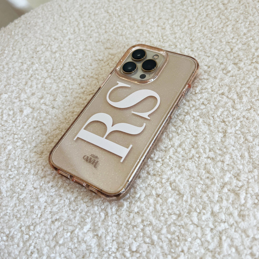 Sparkle Away Gold Personalized - iPhone 14 Plus