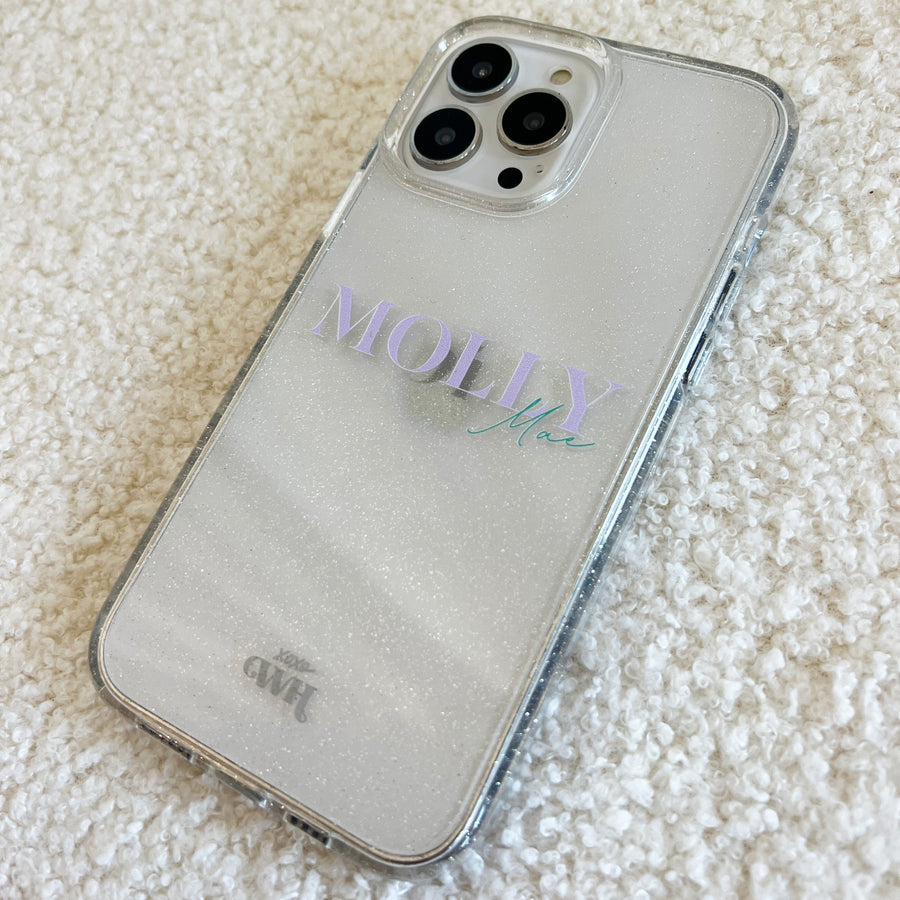 Sparkle Away Transparent Personalized - iPhone 14 Plus